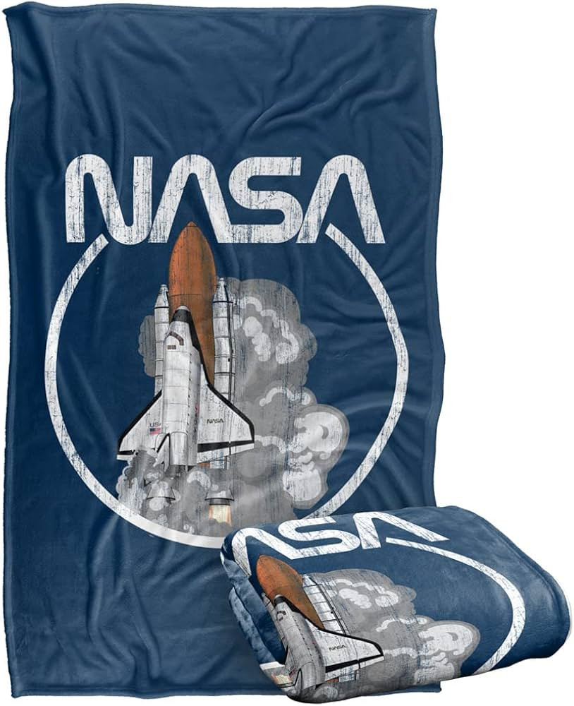 NASA Space Shuttle Silky Touch Super Soft Throw Blanket 36" x 58" | Amazon (US)