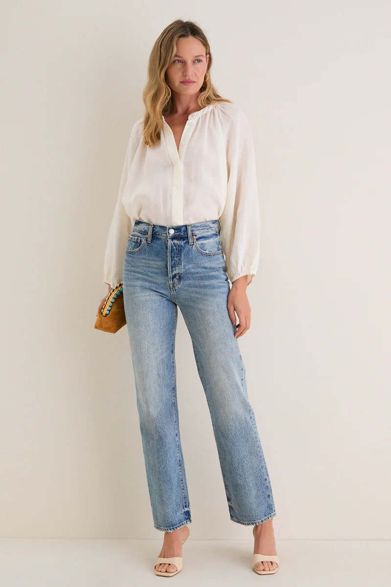 Serpentine Vintage Cassie Super High Rise Straight | Tuckernuck (US)