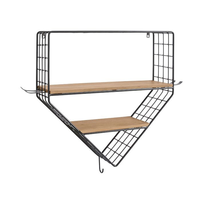 Baseball Home Plate Shelf | Pottery Barn Teen