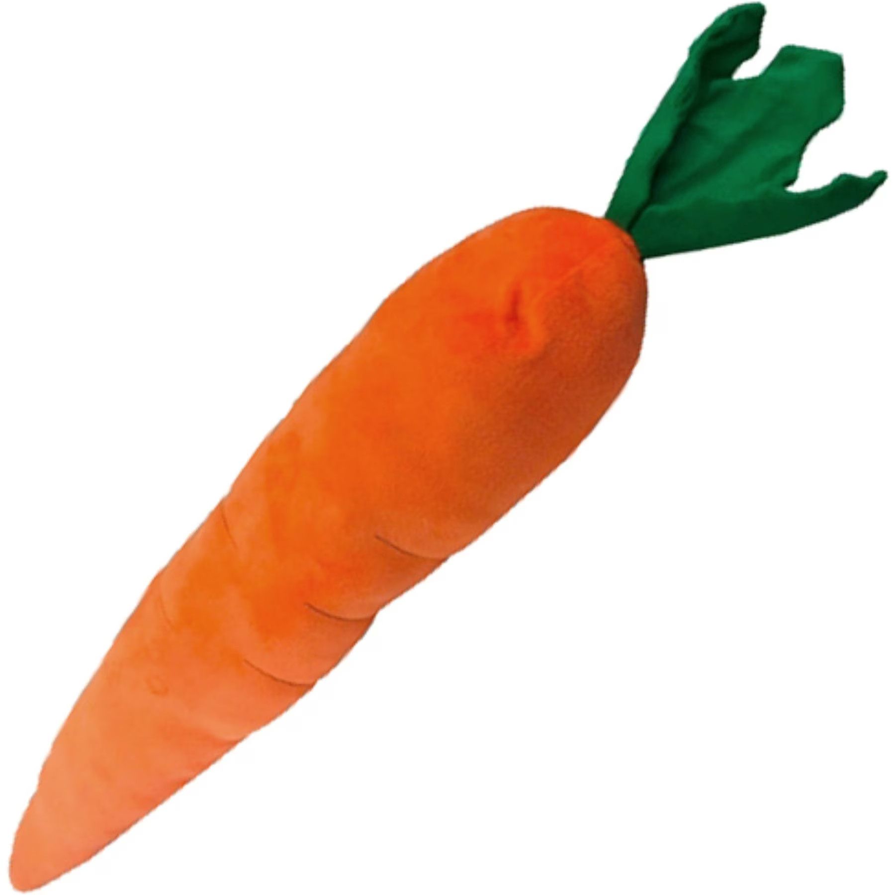 Petlou Carrot Squeaky Plush Dog Toy, Orange, 29-in | Chewy