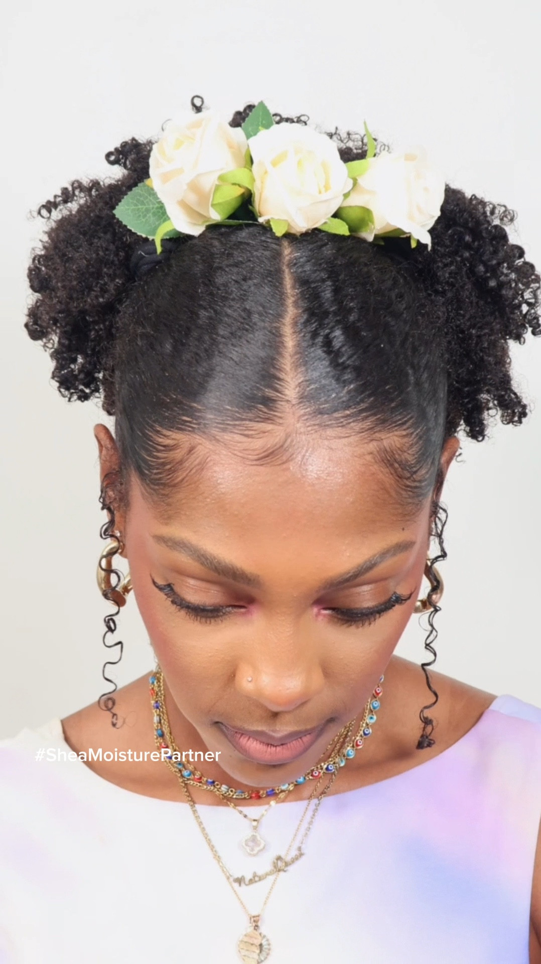 #SheaMoisturePartner Giving my hair a much needed Spring REFRESH using products from the @SheaMoisture Curl Stretch Collection! 🌺

I whipped out one of my favorite product duos that I rely on to gather my hair quickly! My hair was desperate for moisture and I love that these products put life back into my hair. Trying to re-style dry hair could potentially cause breakage so I love the hydrating slip provided by the Curl Stretch Multi-tasking Volume Cream! This made my hair easy to transform into this cute floral up-do. #sheahair 

Products: 
@SheaMoisture Curl Stretch Refresher Spray 
@SheaMoisture Curl Stretch Multi-tasking Volume Cream

#LTKStyleTip #LTKBeauty #LTKWatchNow