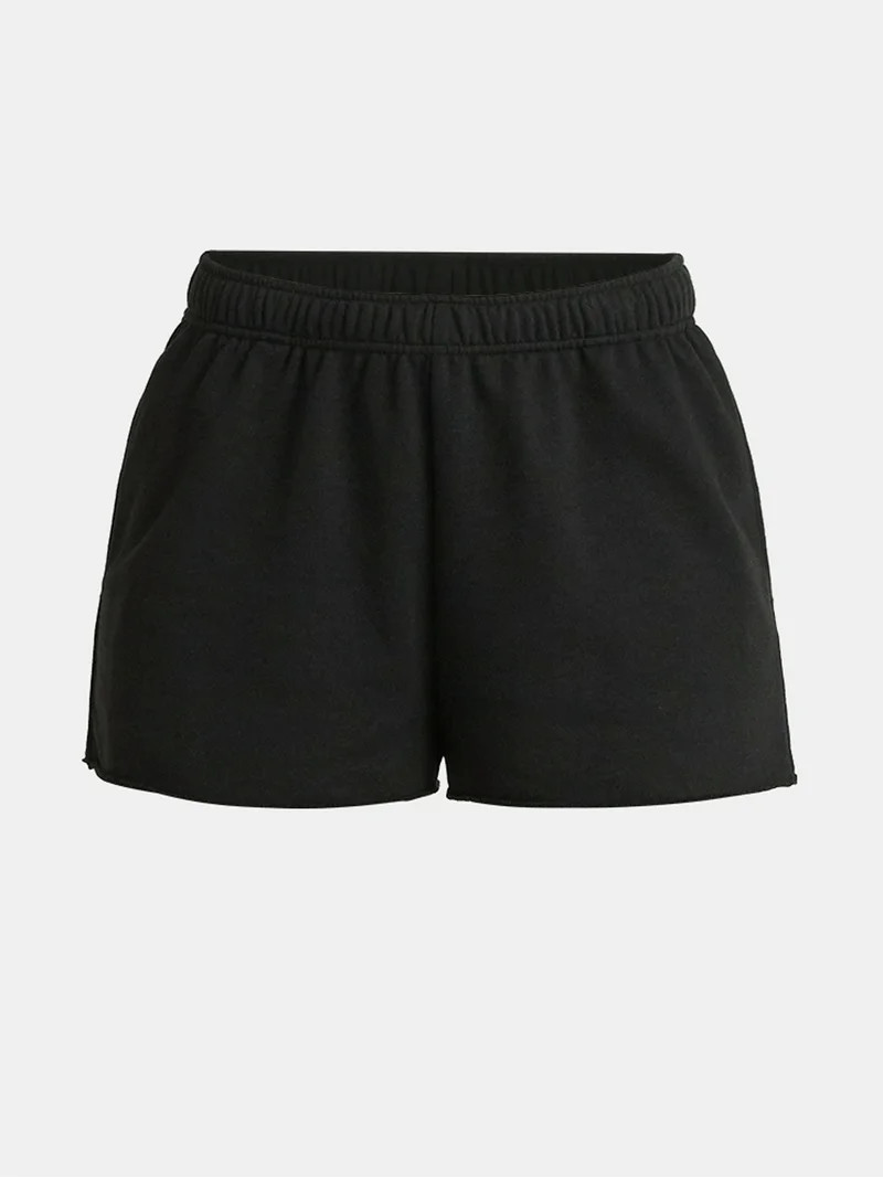 No Boundaries French Terry Shorts, 2'' Inseam, Women’s | Walmart (US)