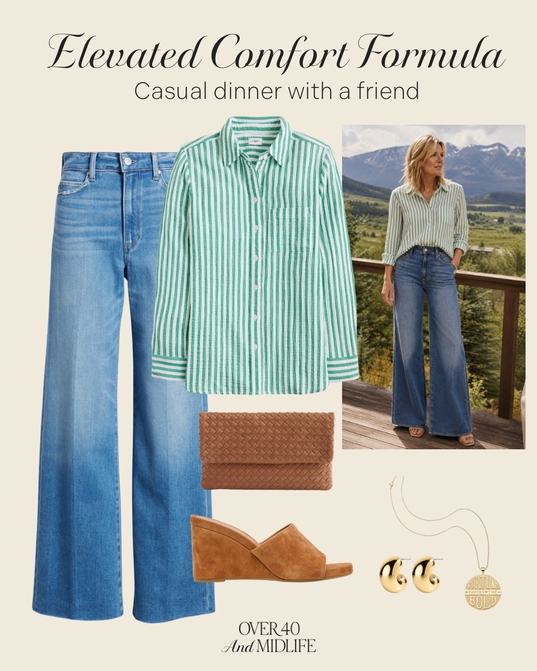 ✨Tap the bell, save and ❤️ for over 40 fashion, midlife style, midsize fashion and luxury looks for less. 

Elevated Comfort Formula

spent years thinking I needed tighter clothes, trendier outfits, or a different body to feel good getting dressed again.

Turns out… I didn’t need more effort.
I needed better outfit physics.

The formula became simple:

✨ lift
✨ skim
✨ balance
✨ softness

That’s what elevated comfort really is.

Not frumpy.
Not stiff.
Not trying too hard.

Just outfits that feel comfortable AND make you feel like yourself again.

These are the pieces I keep reaching for because they solve the problem so many midlife women are quietly struggling with:
“How do I feel confident again in the body I have now?”

Save this for the next time your outfits feel “off.” 🤍

👑"Helping you look good, feel good!" - Lindsey Denver

#LTKOver40 #LTKPlusSize #LTKMidsize