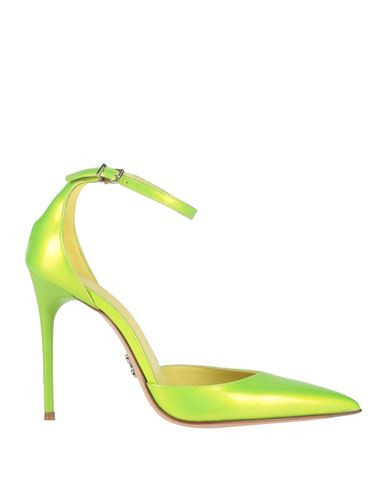 Sergio Levantesi Woman Pumps Lime green Size 7 Leather | YOOX (US)