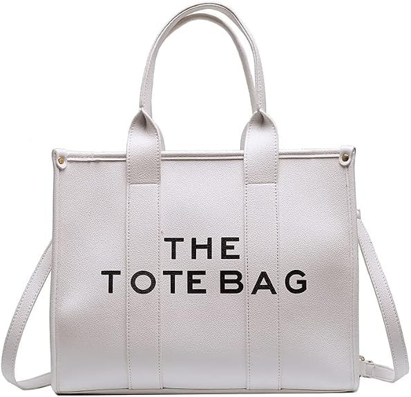 Tote Bags for Women, Large Leather Tote Bag with Zipper, Shoulder/Crossbody/Handbag for Travel/Wo... | Amazon (CA)