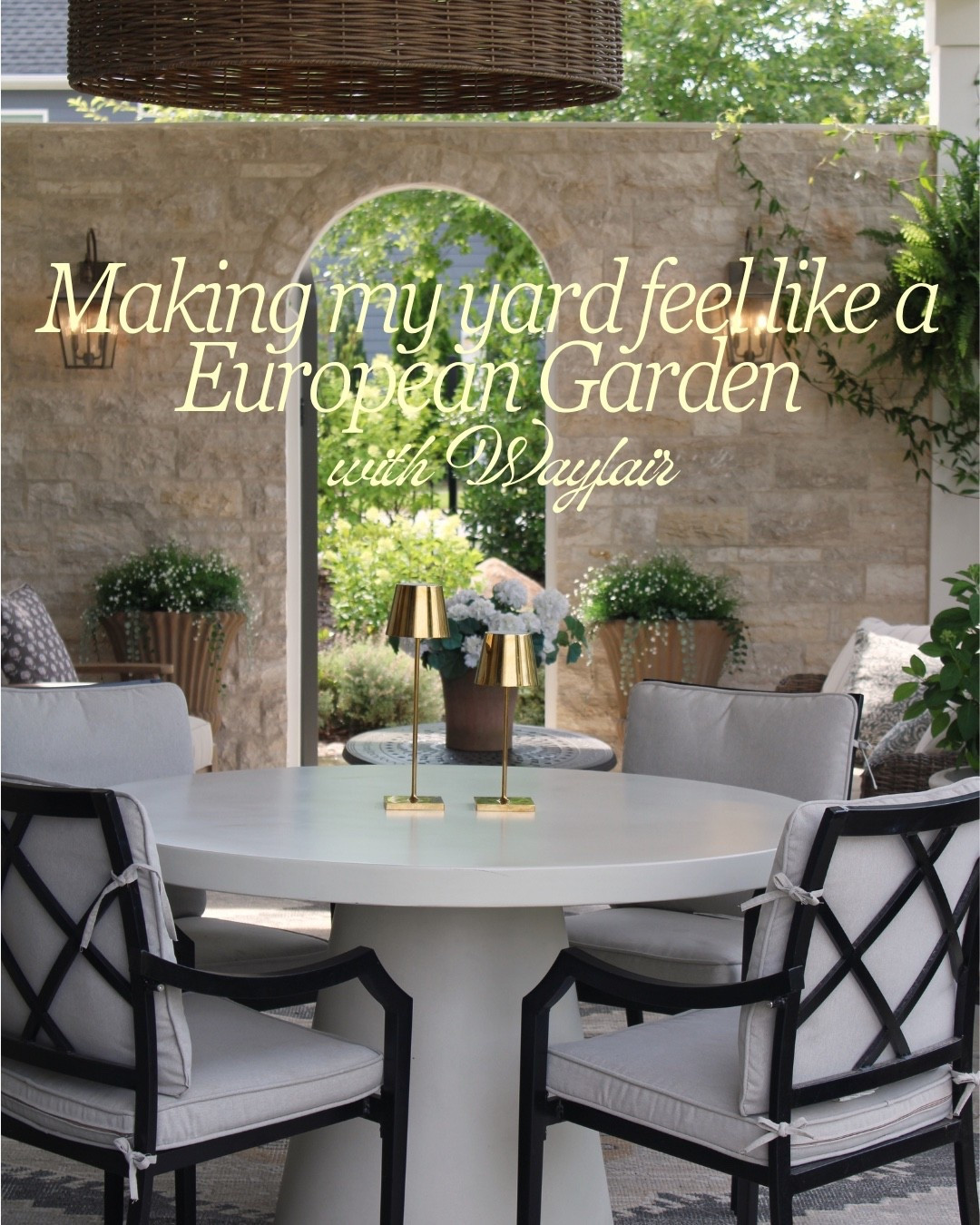 #AD Easy and affordable options for a European inspired porch with @Wayfair 
#wayfair
#wayfairpartner

#LTKHome