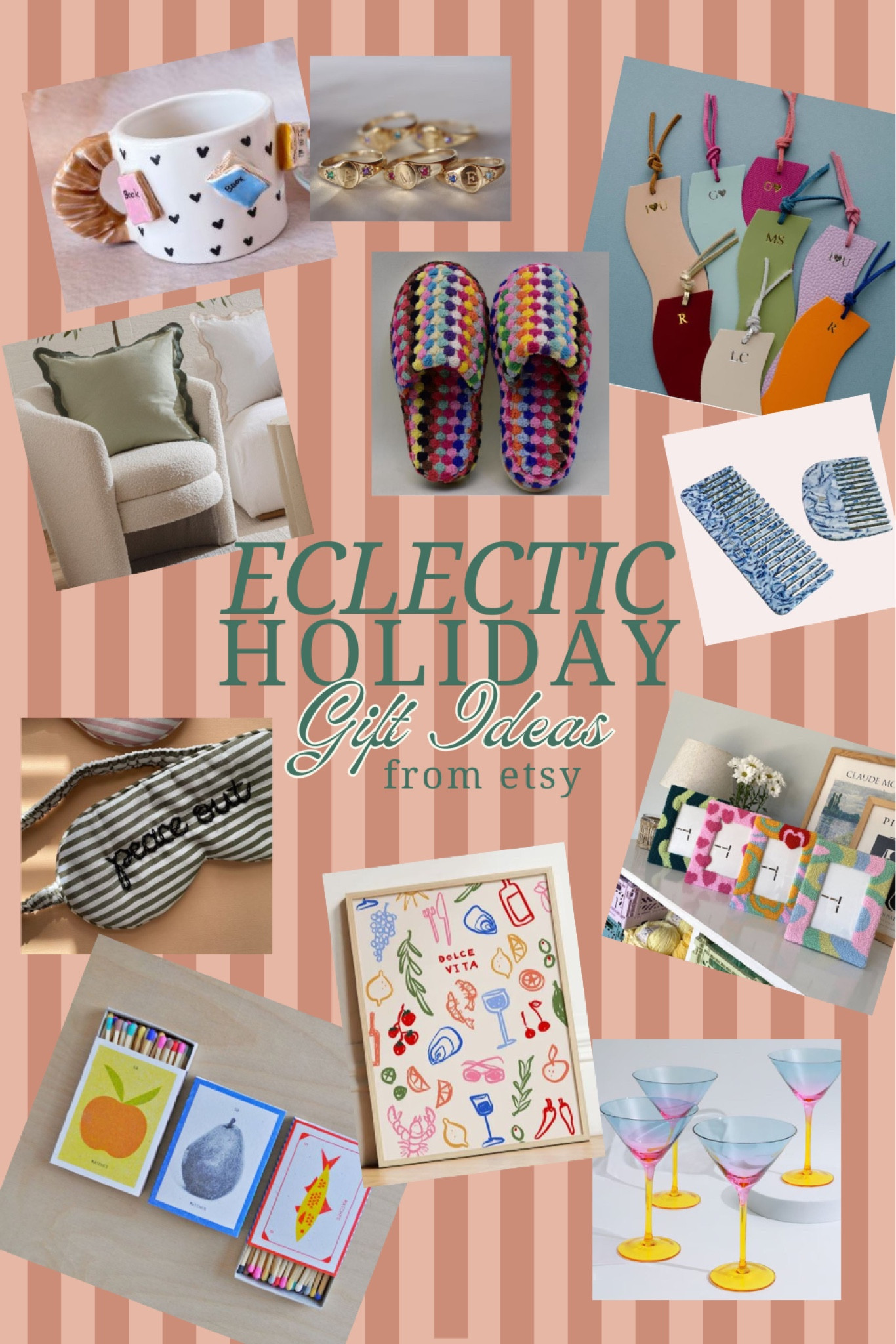 Need gift ideas for your funky friend who has an eclectic style? Look no further! Etsy has the best eclectic gifts and I’ve rounded up my faves! 

#LTKSeasonal #LTKGiftGuide #LTKHoliday