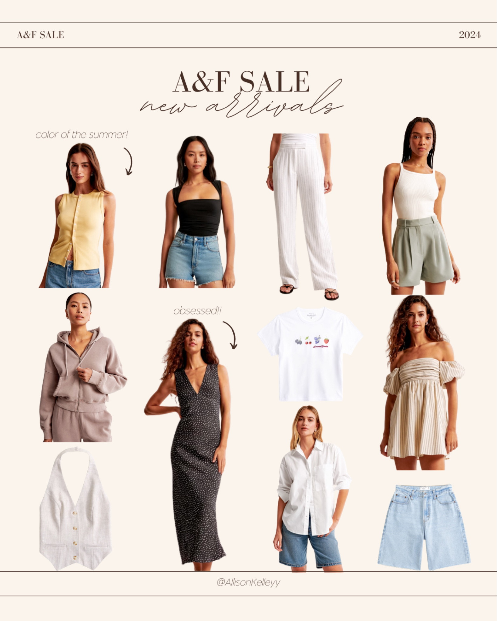 Some new Abercrombie sale favorites — use stackable discount code DENIMAF for a little extra % off everything! 



#LTKSaleAlert
