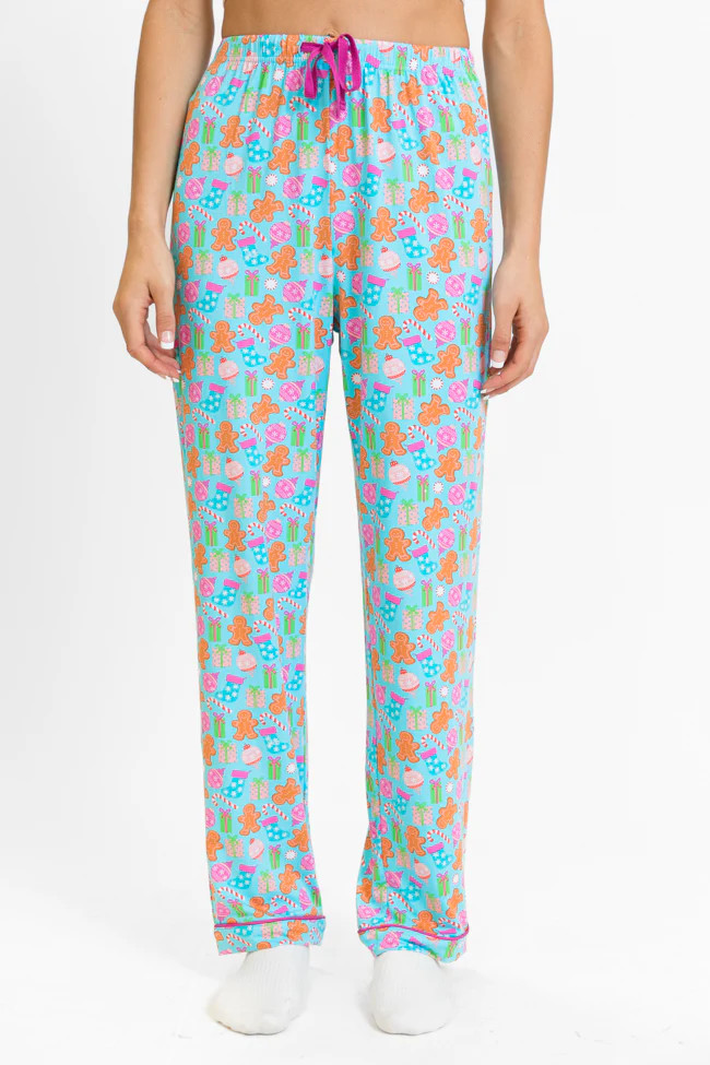 Under The Stars In Christmas Cheer Bamboo Pajama Pants | Pink Lily