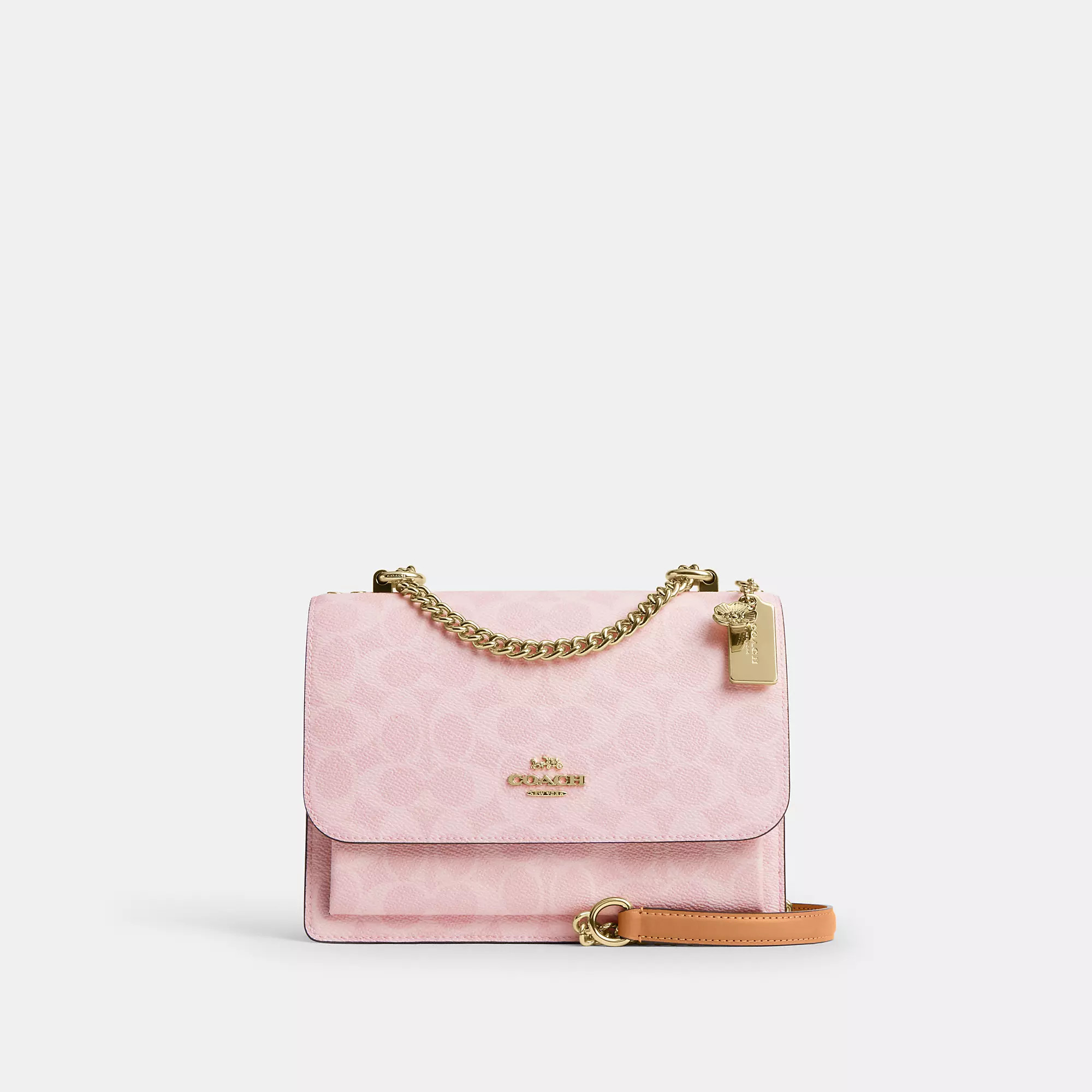 Coach Outlet Klare Crossbody Bag In Signature Canvas With Charms | Shop Simon