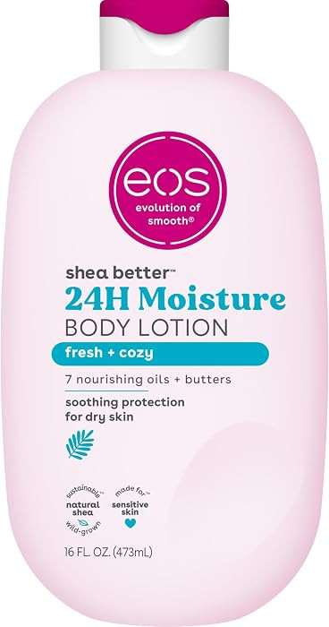 eos fresh & cozy body lotion shea better 24hr moisture - 16 oz/473 ml | Amazon (UK)