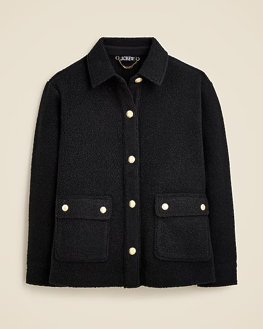 Boucl&eacute; shirt-jacket | J. Crew US
