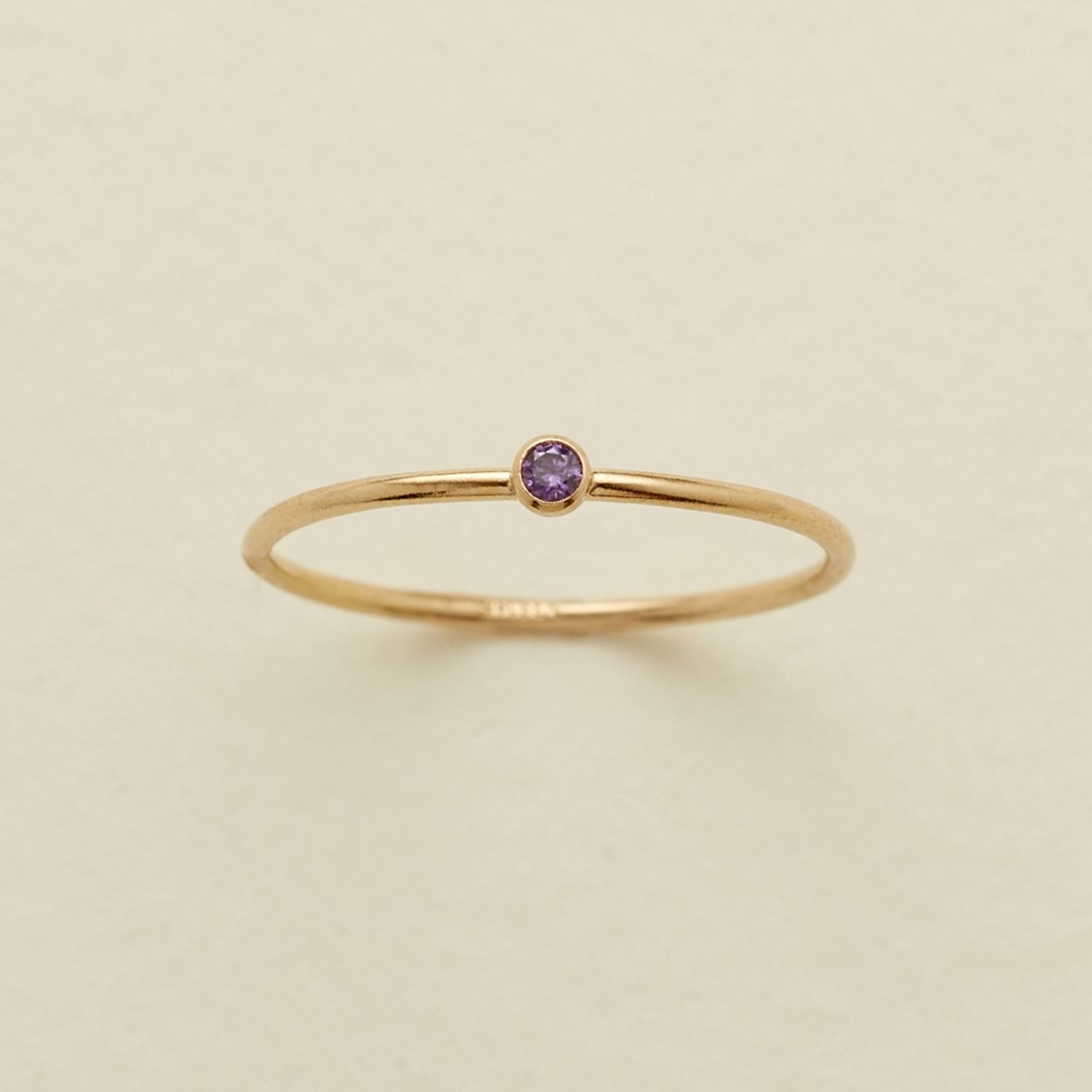 February Birthstone Ring | Made by Mary (US)