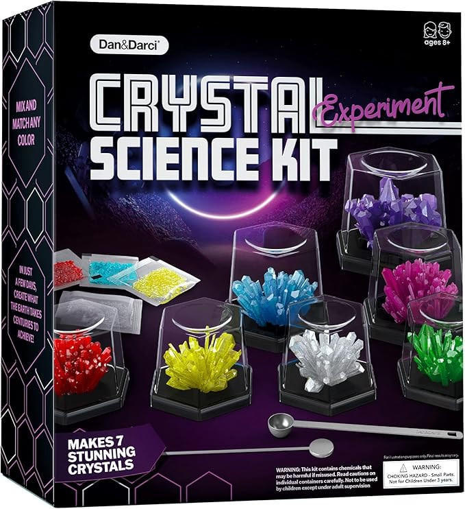 Dan&Darci Crystal Growing Kit for Kids - Science Experiments Gifts for Boys & Girls Ages 8-14 Yea... | Amazon (US)