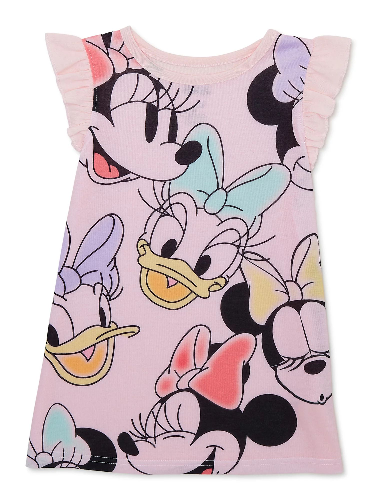 Disney Minnie Mouse Toddler Girls Pajama Nightgown, Sizes 2T-5T - Walmart.com | Walmart (US)