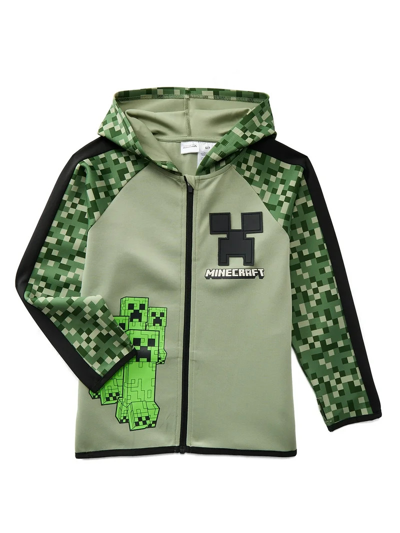 Minecraft Boys Active Jacket, Sizes 4-16 | Walmart (US)
