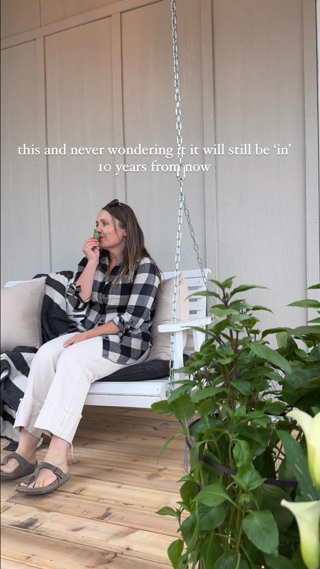 Would you take longer to renovate if it meant never regretting a single choice?

That’s what we’re doing — and this porch swing is proof.

We’re choosing classic finishes, warm neutrals, and pieces we’ll still love a decade from now. This swing was one of the very first things I picked out, and even in the middle of a reno, it already feels like home.

Linked the exact one below — it’s simple, solid, and just right.

#LTKhome #porchdecor #porchvibes #LTKoutdoorliving #drapersdoingrenos #slowrenovation #intentionalhome #LTKsummer

#LTKStyleTip #LTKHome