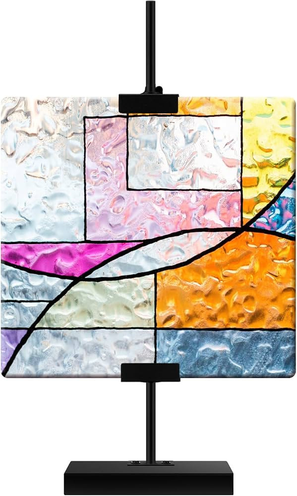 Black Adjustable Metal Stand Heavy Duty Sign Holder Stand Floating Photo Frame Metal Display Stan... | Amazon (US)