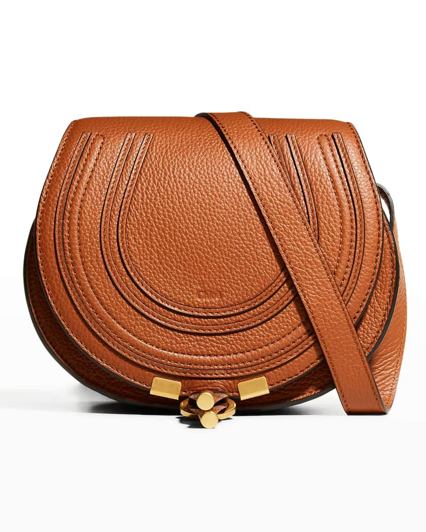 Chloe Marcie Small Saddle Crossbody Bag | Neiman Marcus