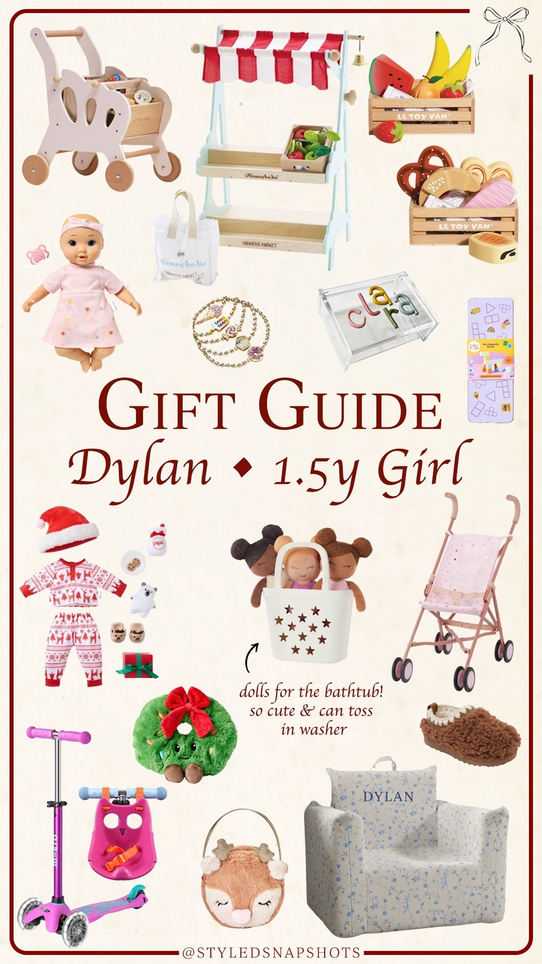 Dylan gift guide 🎁 she’s 1.5 🎀

Toddler girl gift guide

#LTKGiftGuide #LTKHoliday #LTKKids