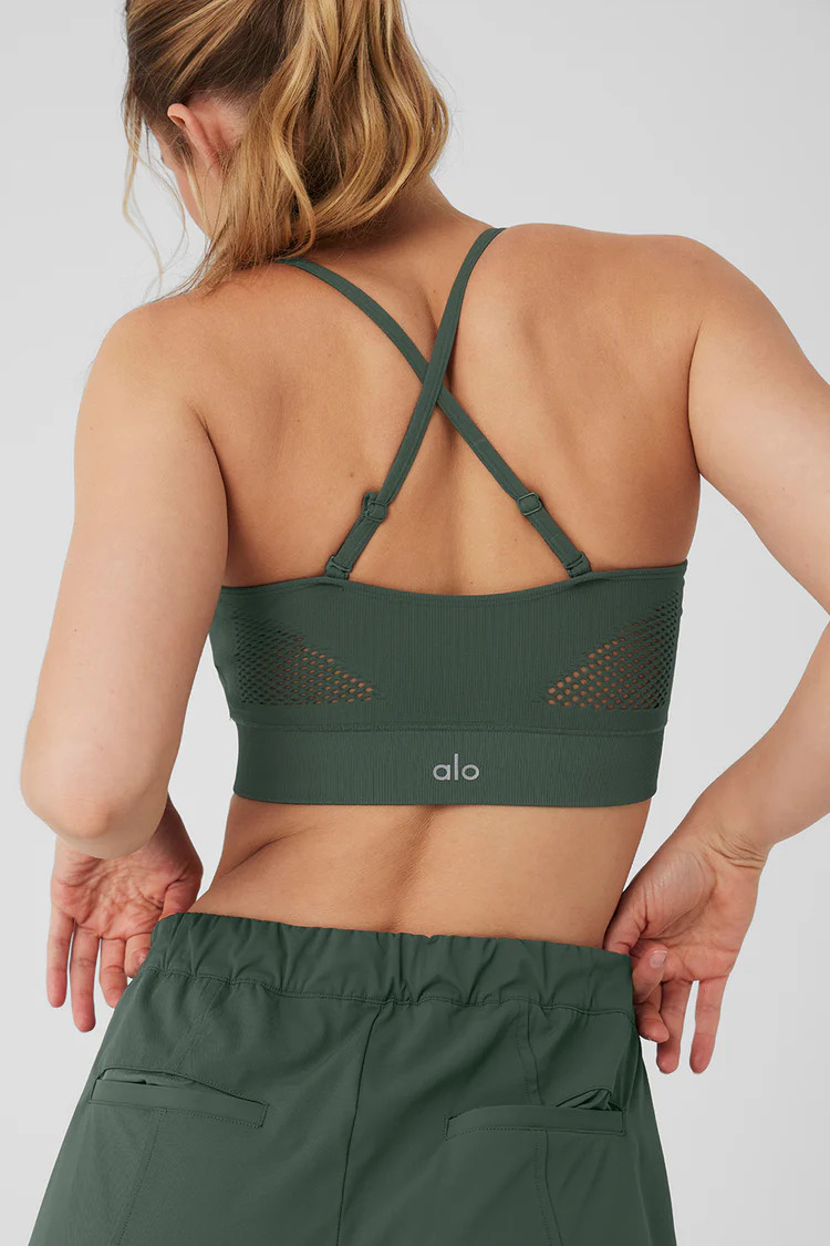 Seamless Open Air Bandeau Bra | Alo Yoga (US)