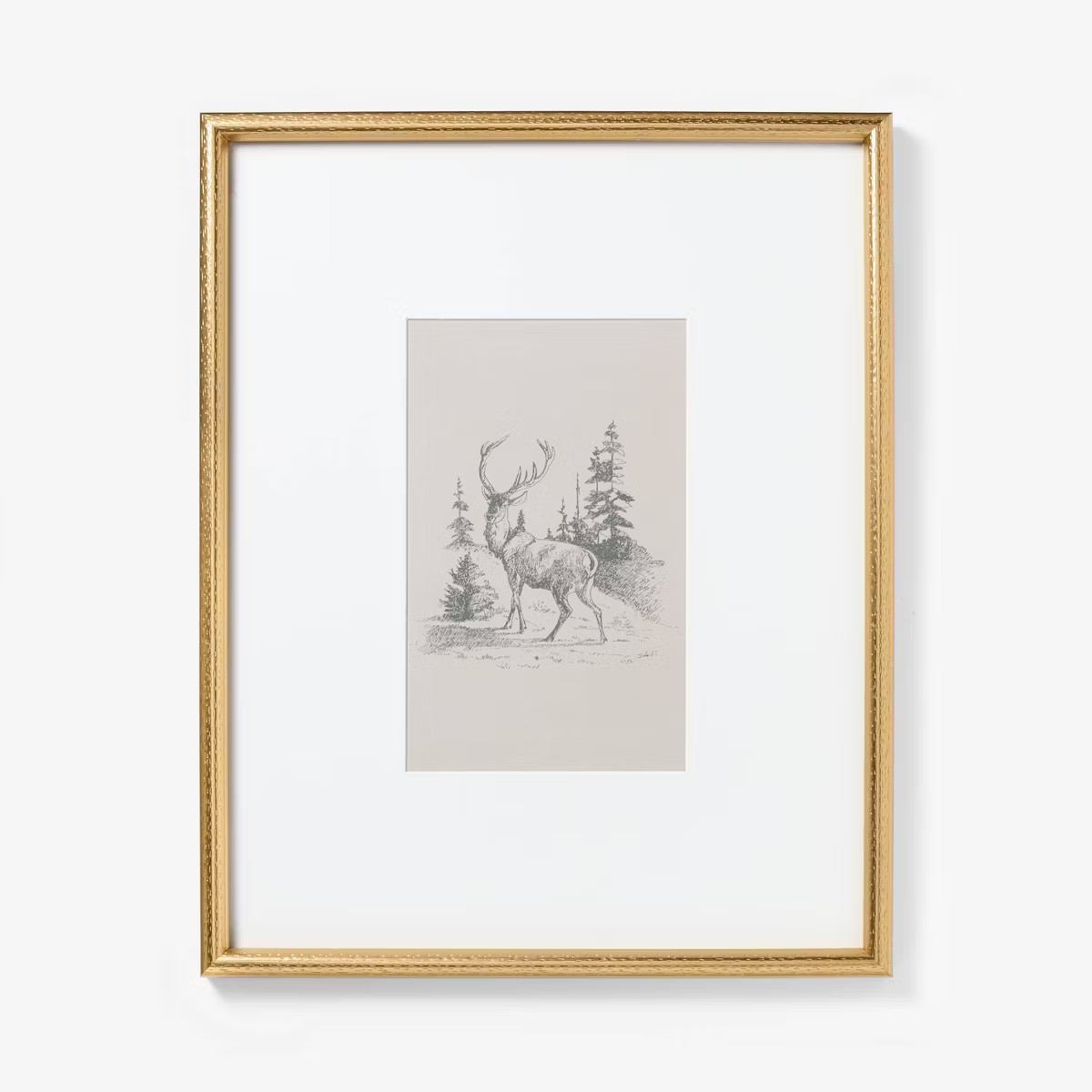 16"x20" Deer Framed Wall Art Print - Threshold™ designed with Studio McGee | Target