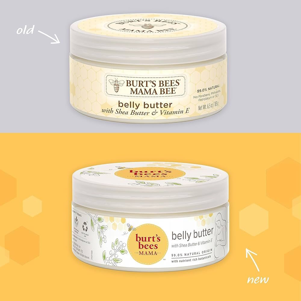 Burt's Bees Mama Belly Butter, Mothers Day Gifts for Mom, Stretch Mark Cream for Pregnancy Massag... | Amazon (US)