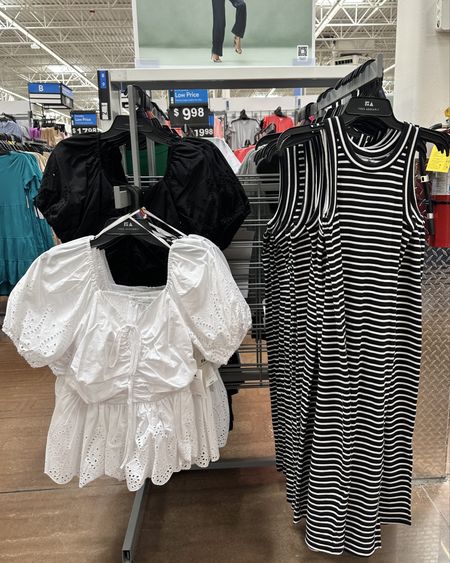 Walmart new arrivals 😍 spring outfits eyelet tops blue and white dresses spring dresses 

#LTKsalealert #LTKfindsunder50 #LTKstyletip