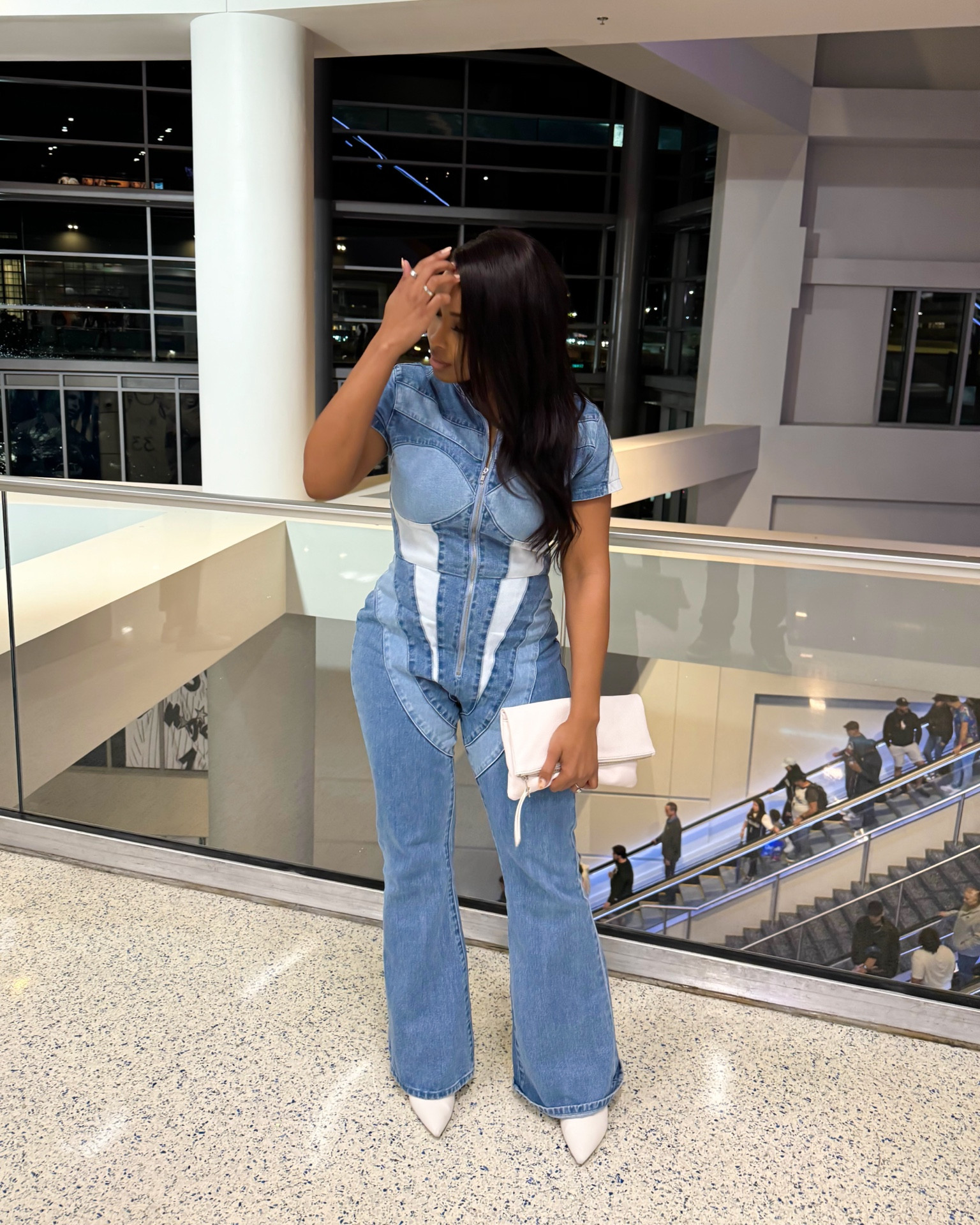 Date Night x PLT Paneled Denim Jumpsuit 🩵