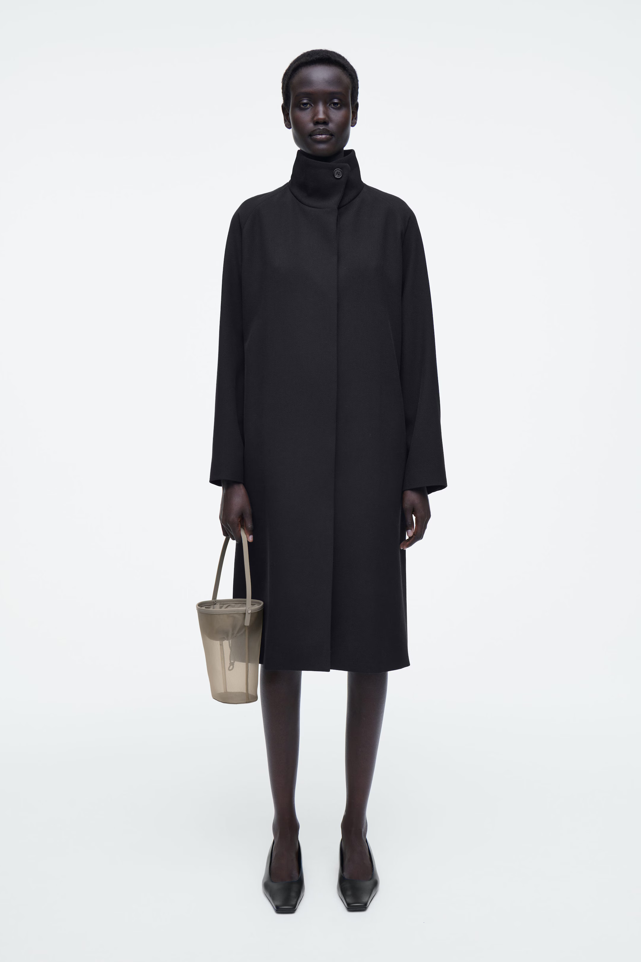 MINI BUCKET BAG - MESH - BEIGE | COS UK