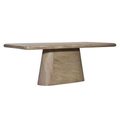 Marci 79" Wide Acacia Dining Table, Natural | Wayfair North America