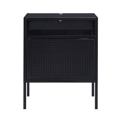 Gemma Nightstand with Usb Port Black - Picket House Furnishings | Target