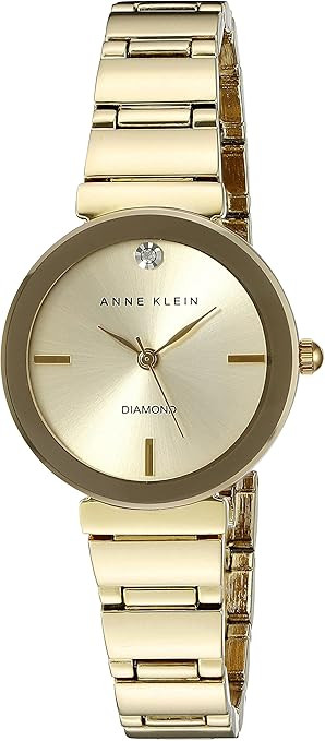 Anne Klein Women's Genuine Diamond Dial Bracelet Watch | Amazon (US)