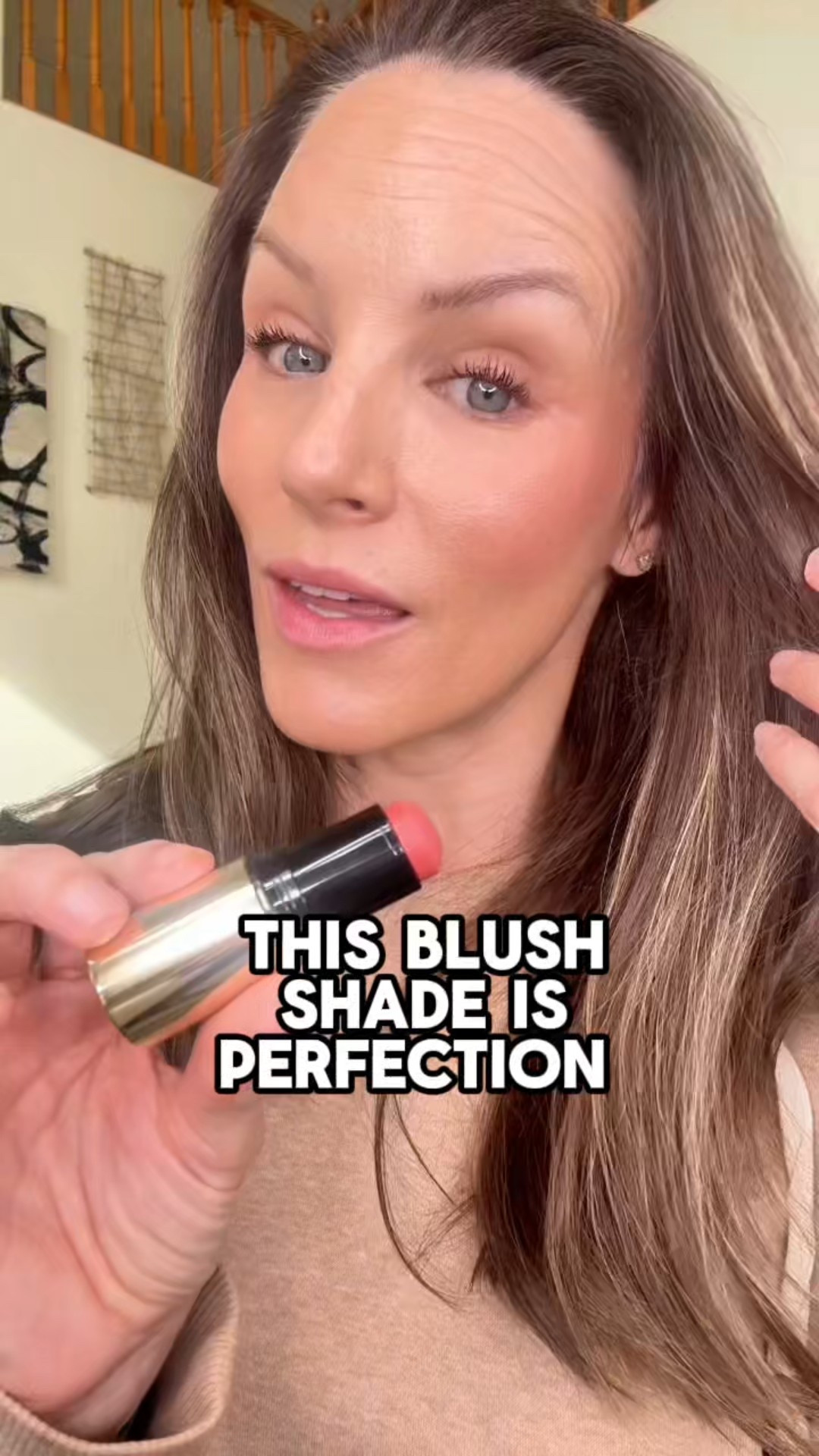 Adding life back into my complexion with Make Beauty Cream Stroke in Euphoric. This rosy pink melts into the skin, blends like a dream, and never emphasizes texture. The soft matte finish is so smooth and natural.

#makebeauty #makebeautycreamstroke #blushstick #beautyover40

#LTKBeauty #LTKOver40