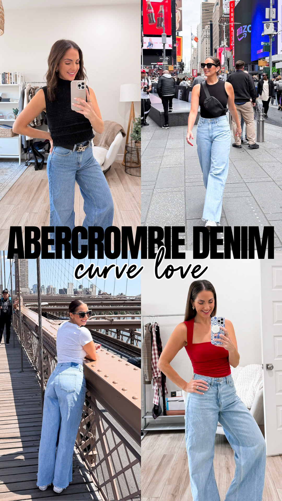 Abercrombie Curve Love Denim! 10/10!!! 

 #LTKgrwm #LTKootd #LTKU