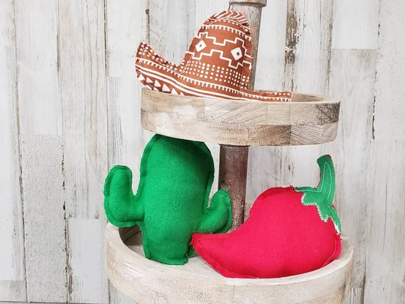 Summer Tiered Tray Decor / Cactus Decor / Cinco De Mayo Tiered | Etsy | Etsy (US)