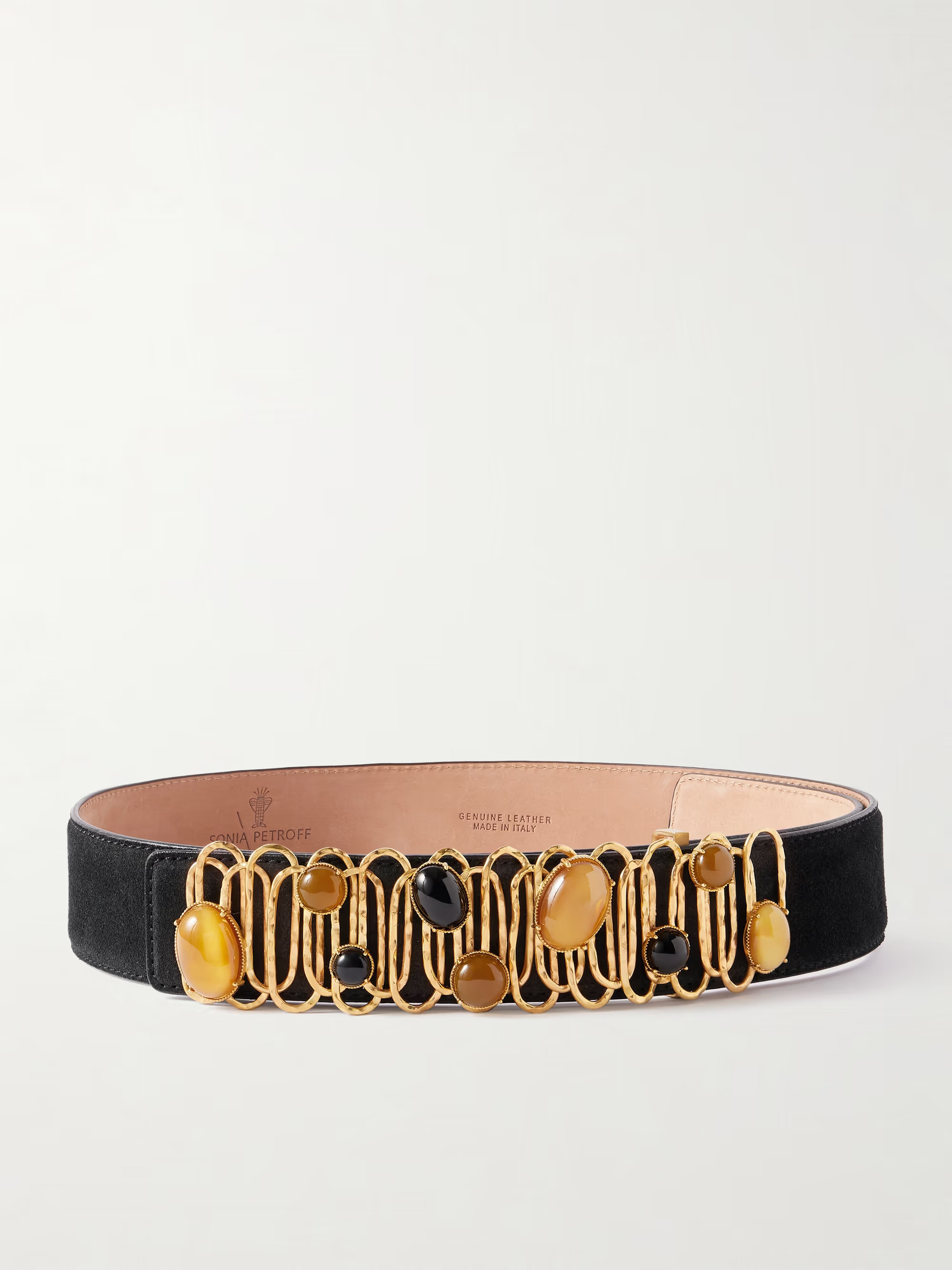 Loop De Loop embellished suede belt | NET-A-PORTER (US)