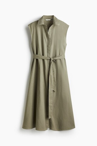 Linen-blend shirt dress | H&M (UK, MY, IN, SG, PH, TW, HK)