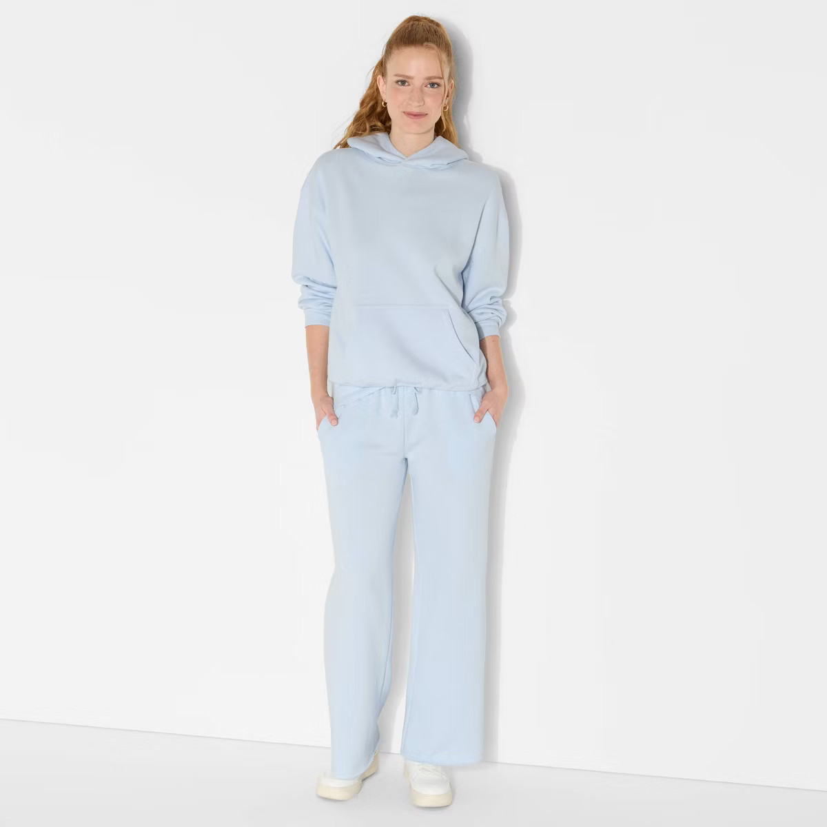 Women's Oversized Bubble Hem Hooded Sweatshirt - Wild Fable™ | Target