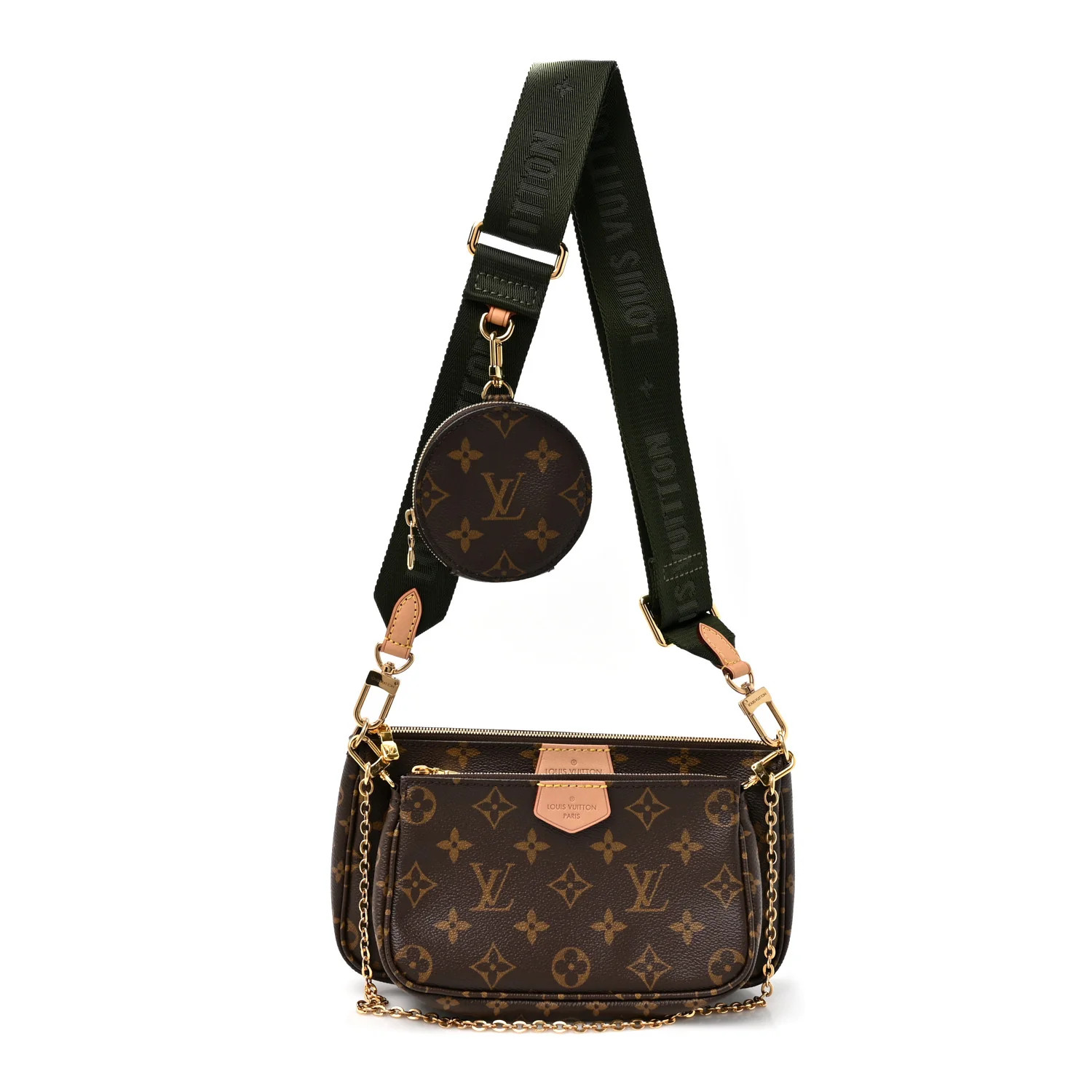 Louis Vuitton Monogram Multi Pochette Accessories Kaki 1939493 | FASHIONPHILE (US)