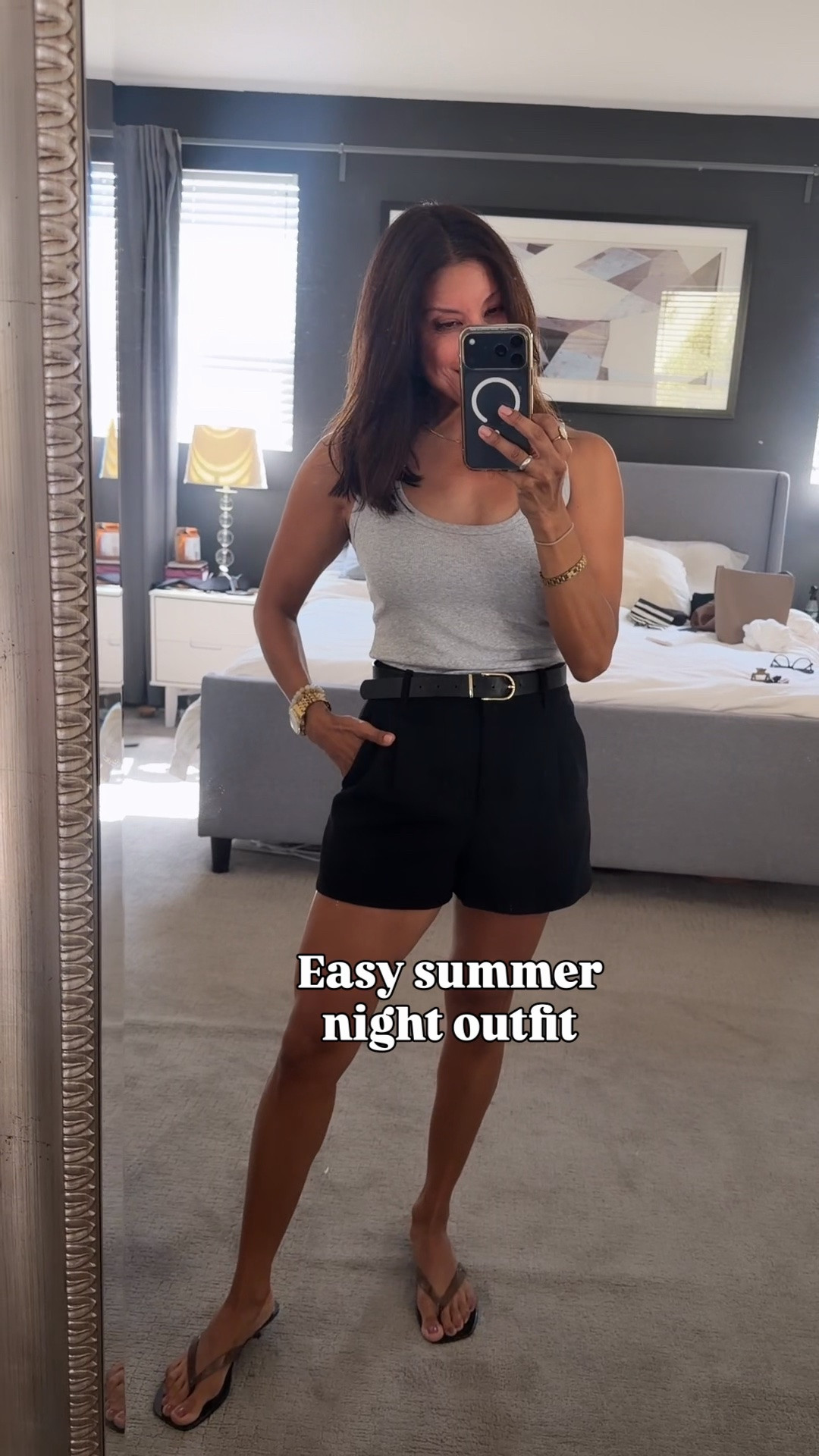 What I wore tonight to a family party 


Both pieces from @Aritzia 
Size small in tank 
Went up to a 4 in shorts. Could’ve taken a 2.

#LTKPetite #LTKSeasonal #LTKOver40