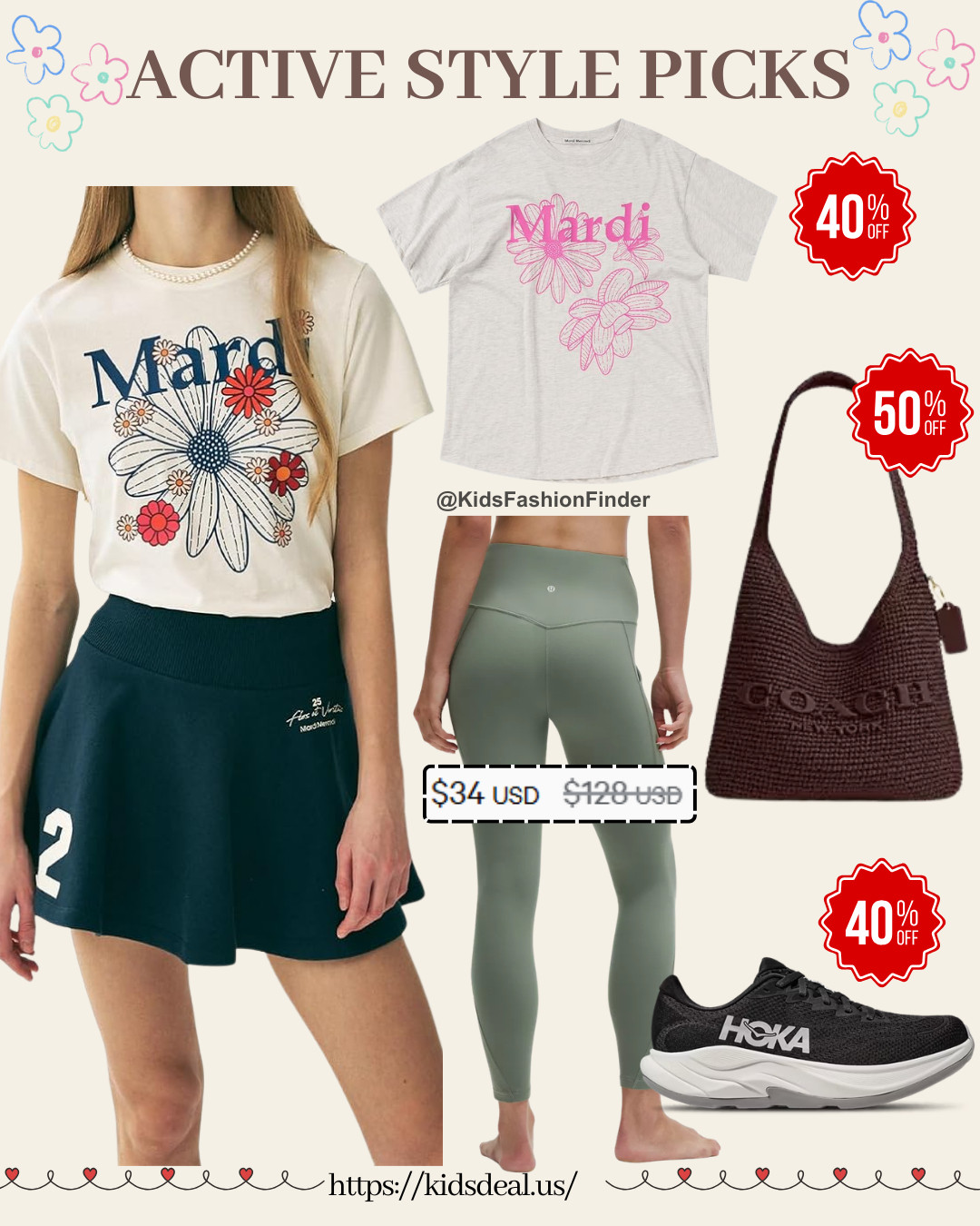 🛍️✨ Fashion Favorites Up to 74%OFF ✨

Refresh your wardrobe with these trending must-haves! 💕

👕 Mardi Mercredi Classic Logo T-Shirt

🧘 lululemon Align High-Rise Pocket Leggings – buttery-soft comfort you'll live in

74%off only$34
 
👜 Coach Brooklyn 28 – the viral everyday shoulder bag
👟 HOKA Running Shoes – lightweight cushioning for all-day comfort

🔥 40–74%OFF on select styles—don't wait, popular sizes sell out fast!

#MardiMercredi #Lululemon #AlignLeggings #CoachBrooklyn28 #CoachBag #HOKA #RunningShoes #NordstromSale #FashionDeals #Activewear #SneakerStyle #MomStyle #DealAlert #ShopNow #SaleSeason 💖✨

#LTKootd #LTKmomlife #LTKSaleAlert