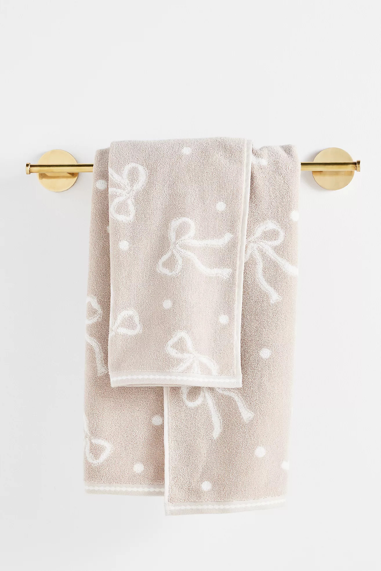 Bow Icon Cotton Bath Towel | Anthropologie (US)