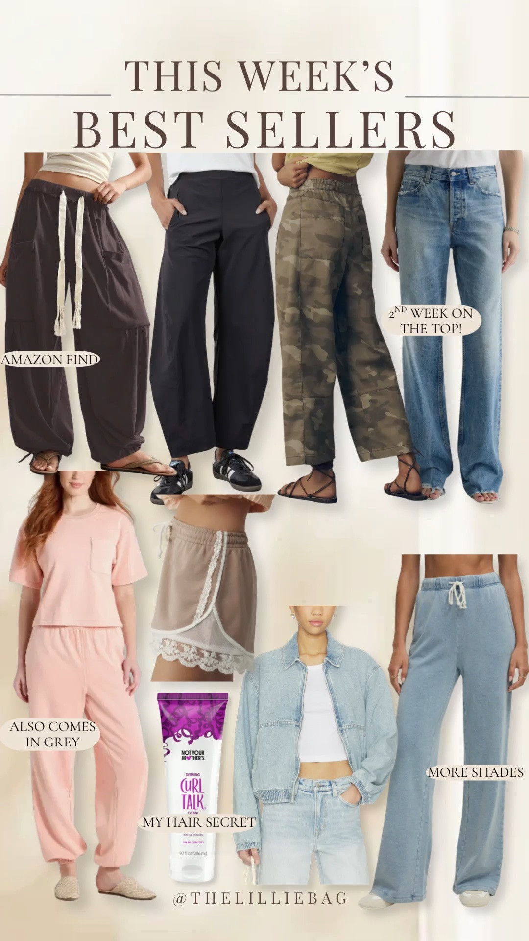 The best seller list is looking a little pants-obsessed this week 👖🤎 

From easy wide-leg styles + comfy pull-ons to denim you’ll wear on repeat, these are clearly the pieces everyone is loving right now! Plus a few other favorites that made the cut.

weekly best sellers, women’s pants, wide leg pants, casual pants, women’s denim, comfortable outfits, everyday style, transitional fashion, fall fashion 2026, women’s fashion finds, trending outfits, casual outfit ideas

#LTKootd #LTKSeasonal