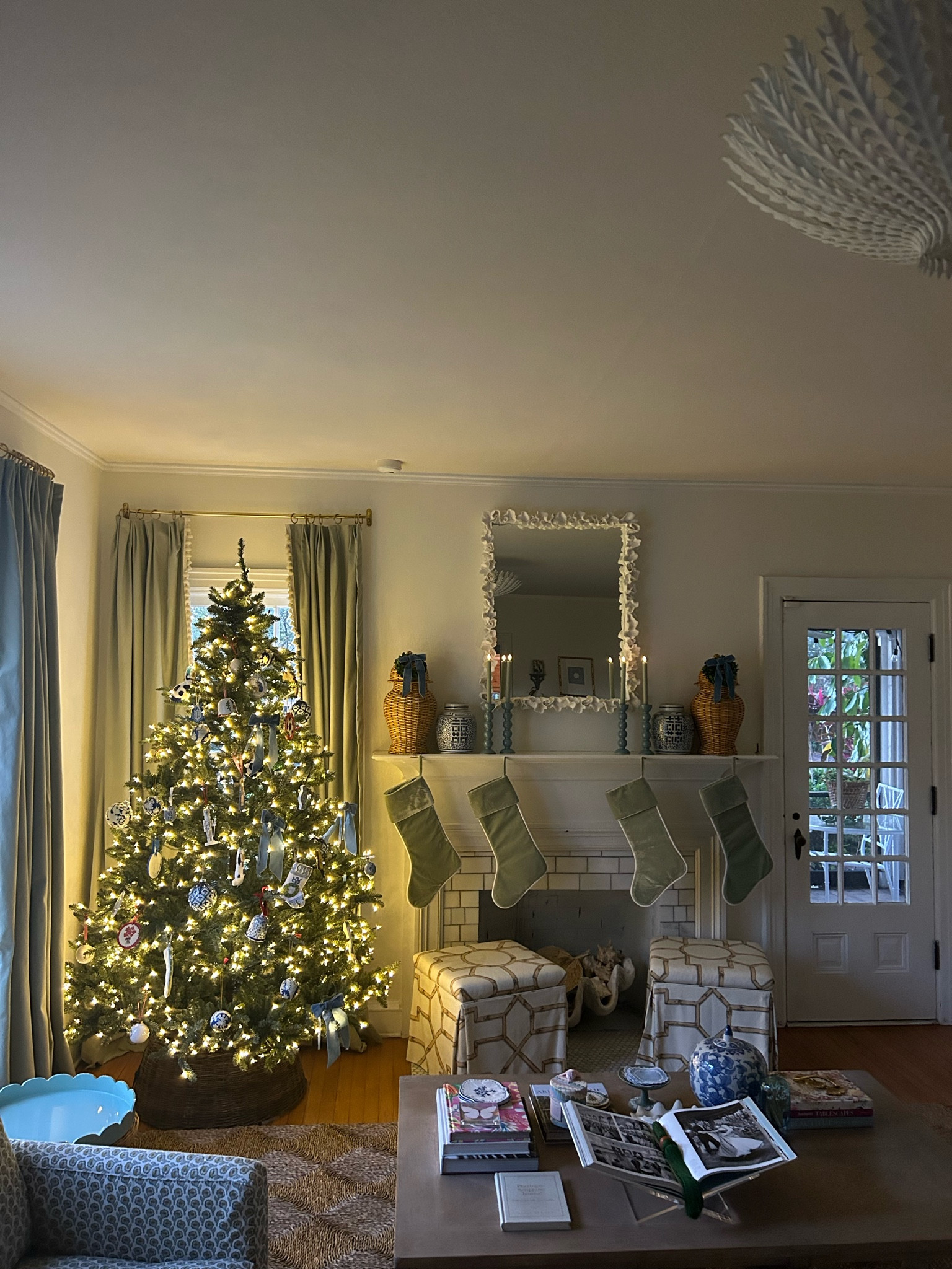 So cozy!  Linking our tree that was pre lit and so easy to put up.  

#LTKfindsunder100 #LTKhome #LTKfamily