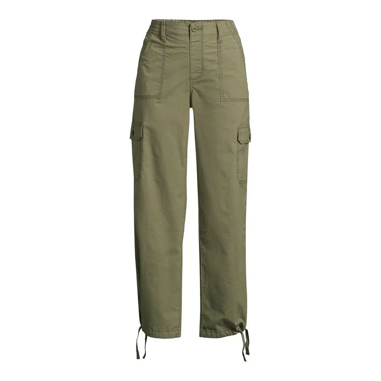 No Boundaries Women's Juniors Cargo Pants, 30” Inseam, Sizes XS-XXXL | Walmart (US)