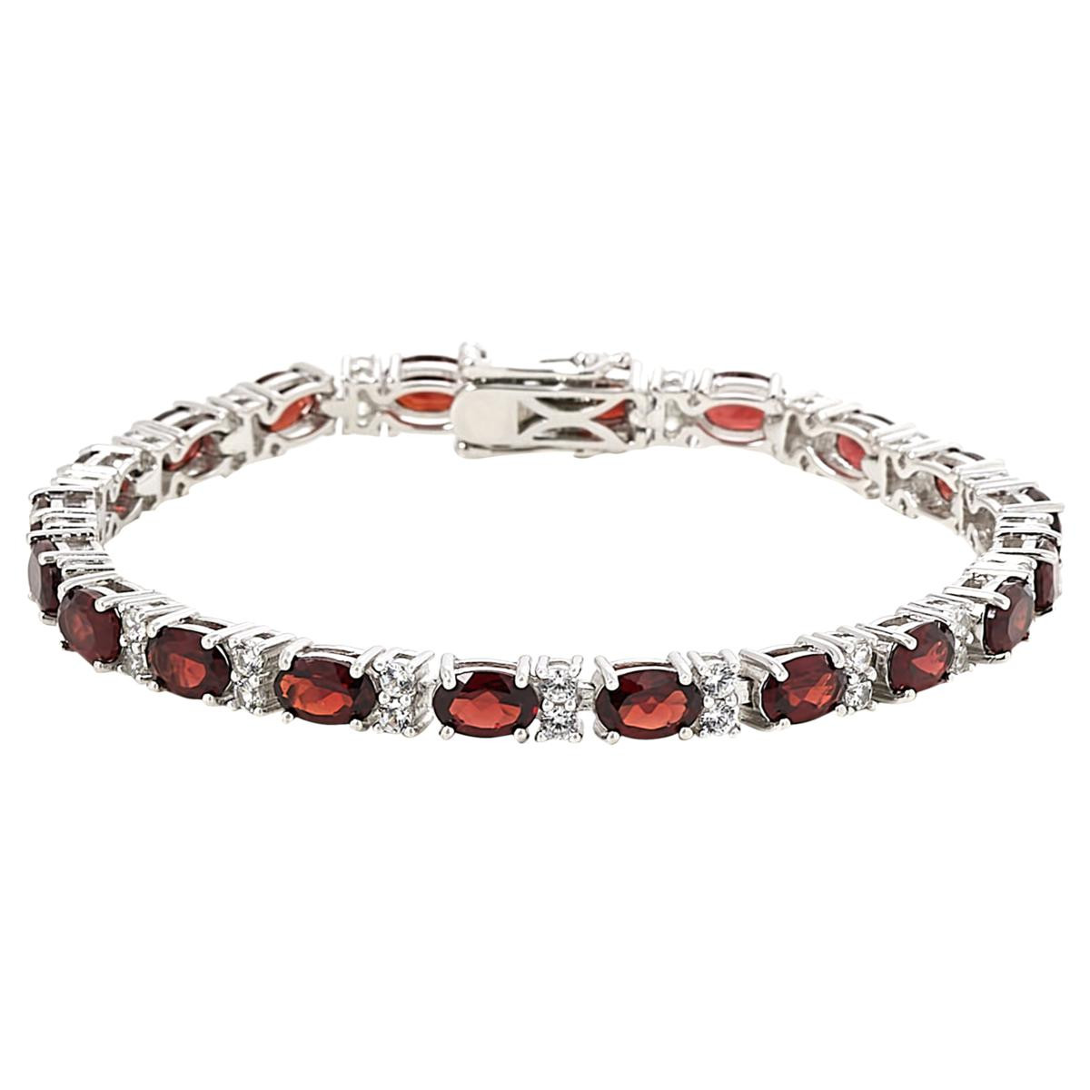 Colleen Lopez Gemstone and White Zircon Tennis Bracelet - 22920884 | HSN | HSN