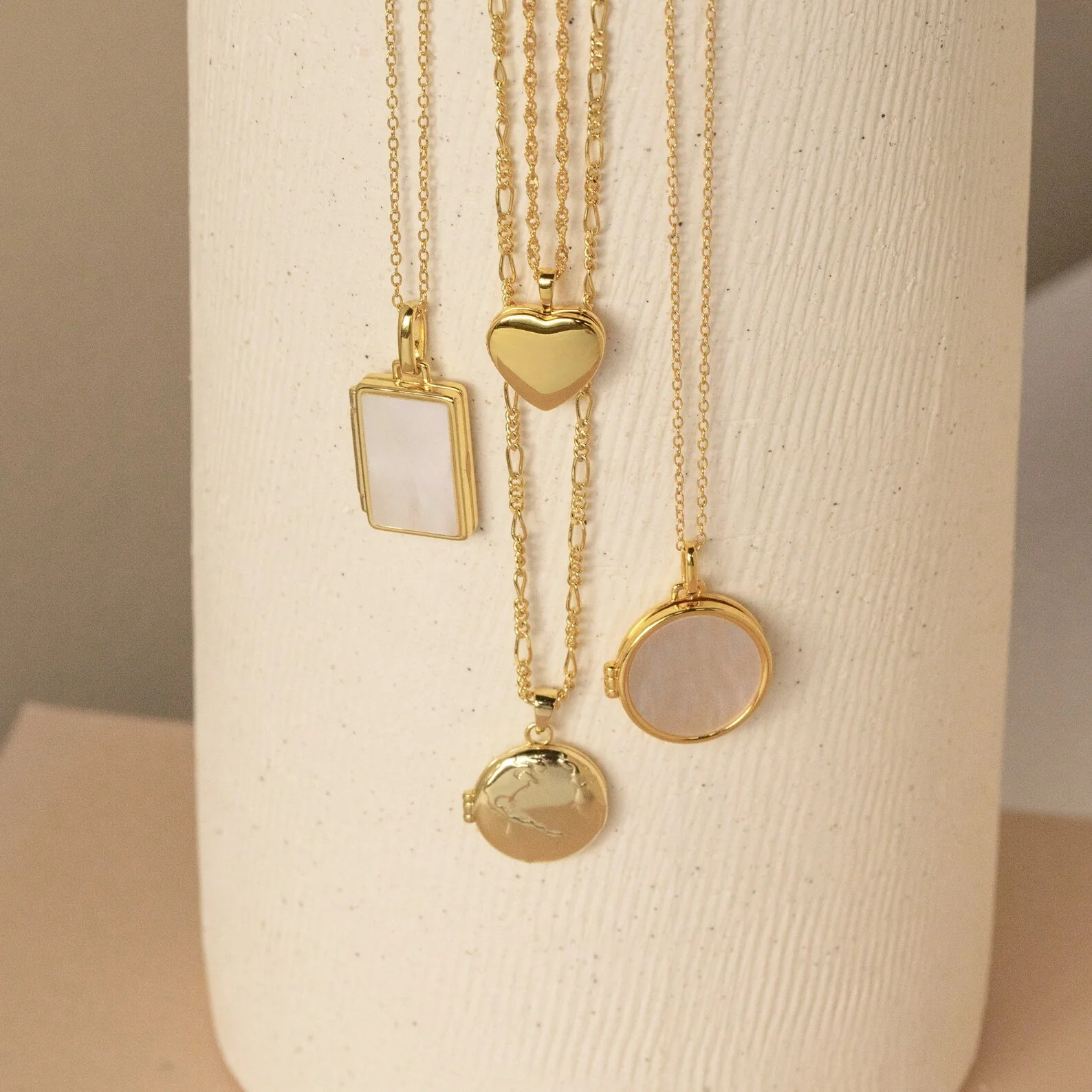 Endless Love Locket Necklaces | Caitlyn Minimalist