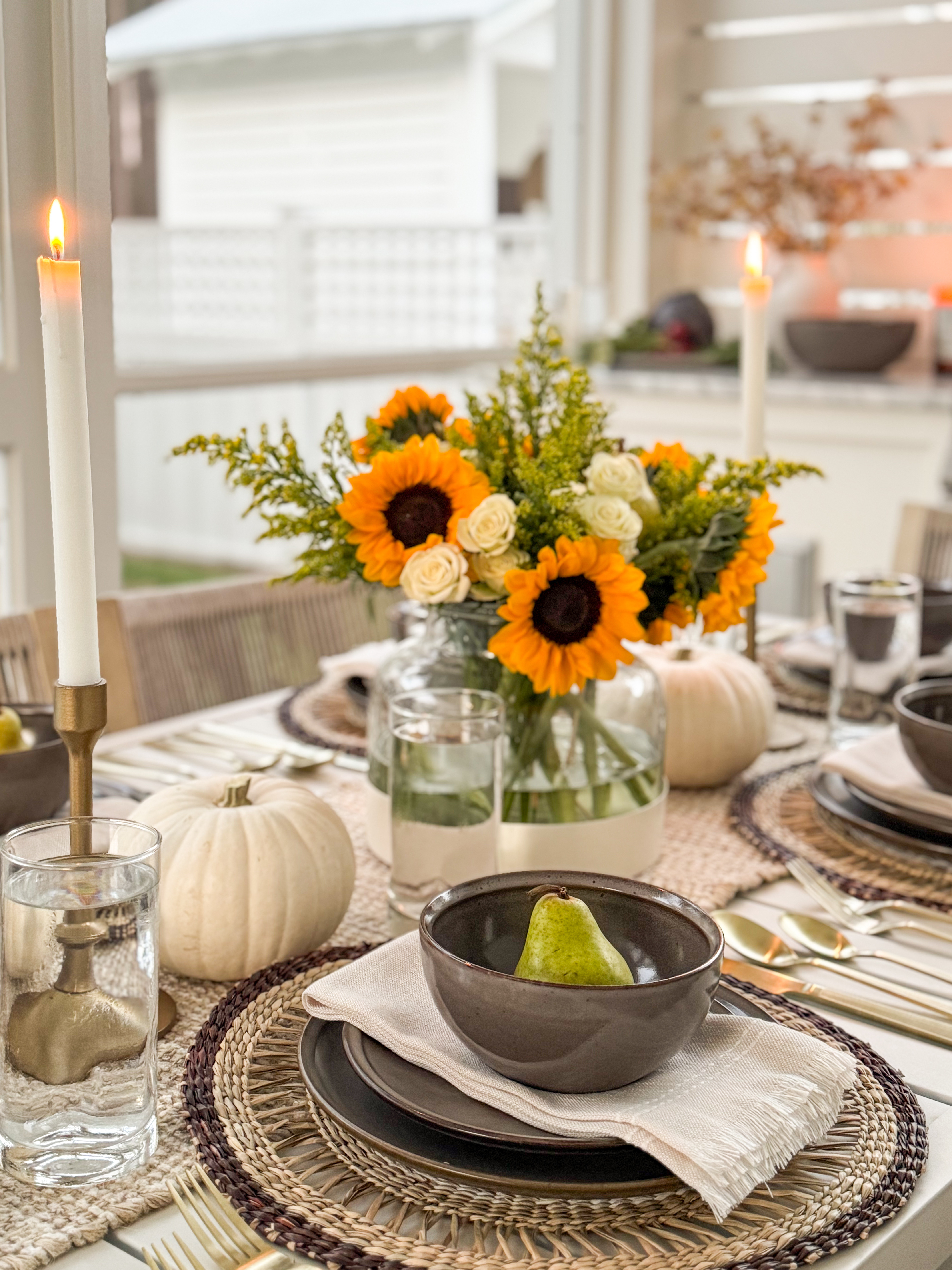 Fall Thanksgiving tablescape // fall coastal home decor // Florida modern fall tablescape 

 #LTKHoliday #LTKSeasonal #LTKHome