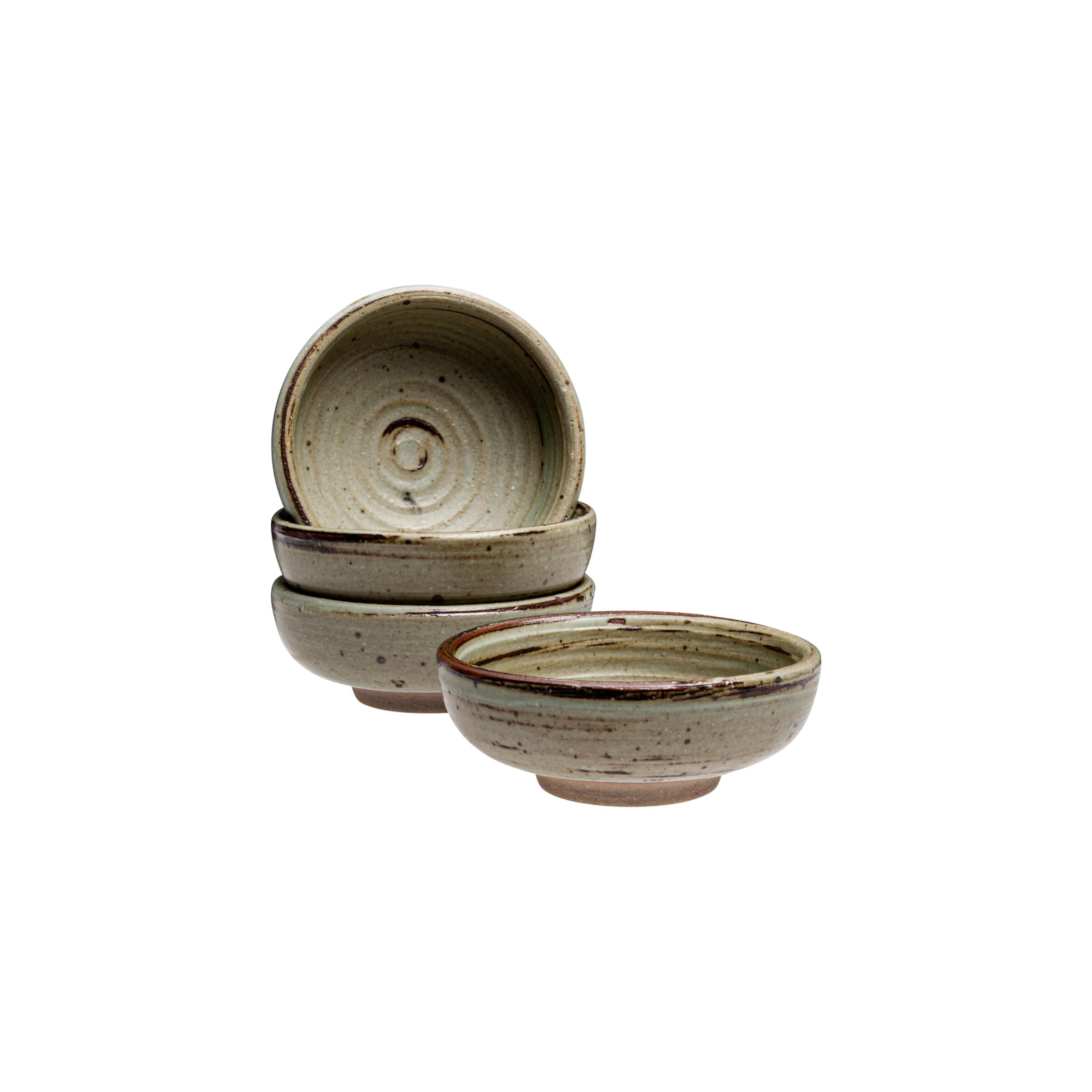Vikko Small Dipping Bowls, Set of 4 Mini Soy Sauce Dish, 3" Stoneware Dipping Sauce Cups, Pinch B... | Amazon (US)
